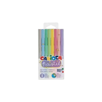 CARIOCA ΜΑΡΚΑΔΟΡΟΣ PASTEL ΑΣΣΟΡΤΙ 8 ΧΡΩΜΑΤΑ