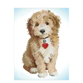 DIAMOND DOTZ ΚΑΤΑΣΚΕΥΗ ΨΗΦΙΔΩΤΟ ΚΑΜΒΑΣ BLISTER 32x42cm ΣΚΥΛΑΚΙ