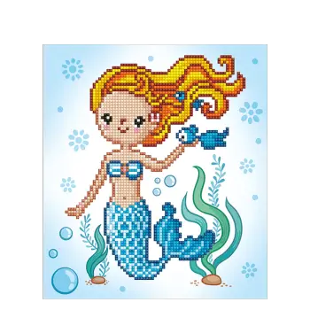 DIAMOND DOTZ ΚΑΤΑΣΚΕΥΗ ΨΗΦΙΔΩΤΟ ΚΑΜΒΑΣ BLISTER 23x25cm ΓΟΡΓΟΝΙΤΣΑ