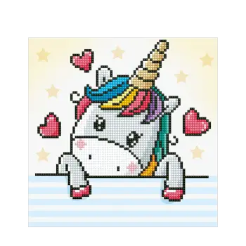 DIAMOND DOTZ ΚΑΤΑΣΚΕΥΗ ΨΗΦΙΔΩΤΟ ΚΑΜΒΑΣ BLISTER 23x23cm ΜΟΝΟΚΕΡΑΚΙ