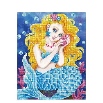 DIAMOND DOTZ ΚΑΤΑΣΚΕΥΗ ΨΗΦΙΔΩΤΟ ΚΑΜΒΑΣ BLISTER 28x35.5cm ΟΙ ΗΧΟΙ ΤΗΣ ΘΑΛΑΣΣΑΣ
