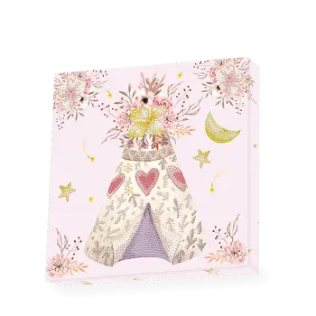 DIAMOND DOTZ ΚΑΤΑΣΚΕΥΗ ΨΗΦΙΔΩΤΟ BOX 28x28cm DOTZBOX ΣΚΗΝΗ ΙΝΔΙΑΝΑΣ