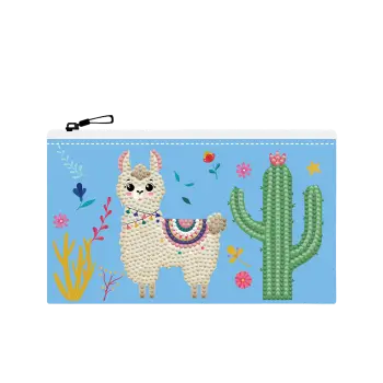 DIAMOND DOTZ ΚΑΤΑΣΚΕΥΗ ΨΗΦΙΔΩΤΟ ΘΗΚΗ ΦΕΡΜΟΥΑΡ 20x12cm DOTZIES LAMA