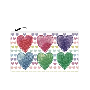 DIAMOND DOTZ ΚΑΤΑΣΚΕΥΗ ΨΗΦΙΔΩΤΟ ΘΗΚΗ ΦΕΡΜΟΥΑΡ 20x12cm DOTZIES ΚΑΡΔΙΕΣ