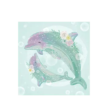 DIAMOND DOTZ ΚΑΤΑΣΚΕΥΗ ΨΗΦΙΔΩΤΟ BOX 28x28cm DOTZBOX ΔΕΛΦΙΝΙΑ