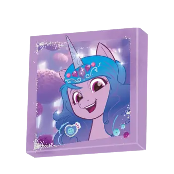 DIAMOND DOTZ ΚΑΤΑΣΚΕΥΗ ΨΗΦΙΔΩΤΟ BOX 28x28cm DOTZBOX IZZY MOONBOW