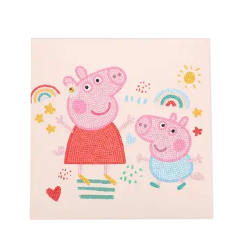 DIAMOND DOTZ ΚΑΤΑΣΚΕΥΗ ΨΗΦΙΔΩΤΟ BOX 28x28cm DOTZBOX PEPPA