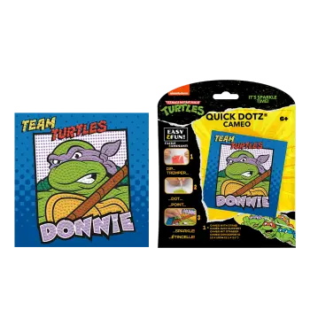 DIAMOND DOTZ ΚΑΤΑΣΚΕΥΗ ΨΗΦΙΔΩΤΟ ΚΑΔΡΑΚΙ BLISTER 13x13cm QUICK DOTZ ΧΕΛΩΝΟΝΙΤΖΑΚΙ