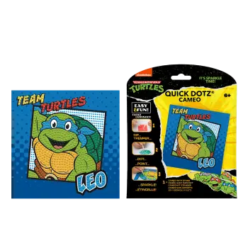 DIAMOND DOTZ ΚΑΤΑΣΚΕΥΗ ΨΗΦΙΔΩΤΟ ΚΑΔΡΑΚΙ BLISTER 13x13cm QUICK DOTZ ΧΕΛΩΝΟΝΙΤΖΑΚΙ