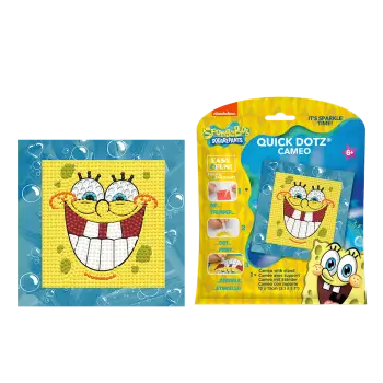 DIAMOND DOTZ ΚΑΤΑΣΚΕΥΗ ΨΗΦΙΔΩΤΟ ΚΑΔΡΑΚΙ BLISTER 13x13cm QUICK DOTZ ΜΠΟΜΠ ΣΦΟΥΓΓΑΡΑ