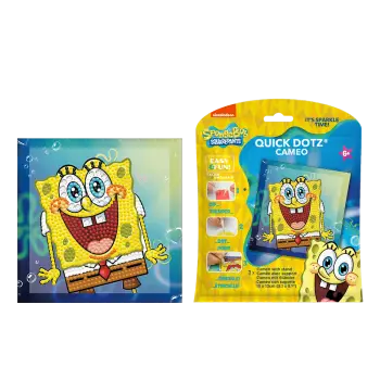 DIAMOND DOTZ ΚΑΤΑΣΚΕΥΗ ΨΗΦΙΔΩΤΟ ΚΑΔΡΑΚΙ BLISTER 13x13cm QUICK DOTZ ΜΠΟΜΠ ΣΦΟΥΓΓΑΡΑ