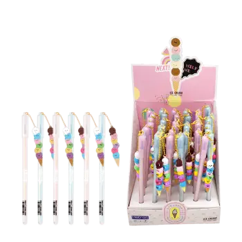 METRON KIDS ΒΙΤΡΙΝΑ ΓΕΜΑΤΗ ΣΤΥΛΟ GEL ΠΟΥ ΣΒΗΝΕΙ ΜΠΛΕ MΕΛΑΝΙ 0.5mm ICE CREAM 36 ΤΕ? (Το προιόν πωλείται σε μεμονωμένα τεμάχια του
