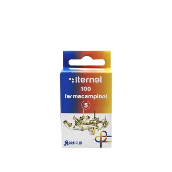 ARTIGLIO ΔΙΠΛΟΚΑΡΦΑ ΜΕΤΑΛΛΙΚΑ BLISTER 100 ΤΕΜΑΧΙΑ No5 25mm ΧΡΥΣΟ
