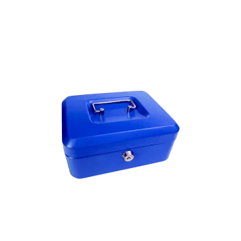 METRON ΧΡΗΜΑΤΟΚΙΒΩΤΙΟ 8' 20x16x9cm ΜΠΛΕ
