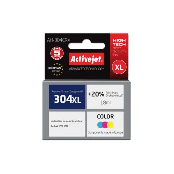 ACTIVE JET  INK ΣΥΜΒΑΤΟ  ΜΕ HP AH-304CRX #304XL TRICOLOR 18ml (Α) #N9K08AE