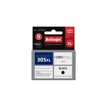 ACTIVE JET INK ΣΥΜΒΑΤΟ ΜΕ HP AH-305BRX #305XL BLACK 20ml (Α) #3YM62AE