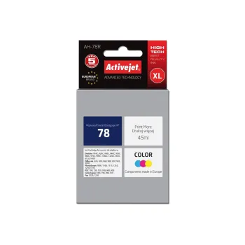 ACTIVE JET  INK ΣΥΜΒΑΤΟ  ΜΕ HP AH-78R #78XL TRICOLOR 45ml (Α) #C6578D