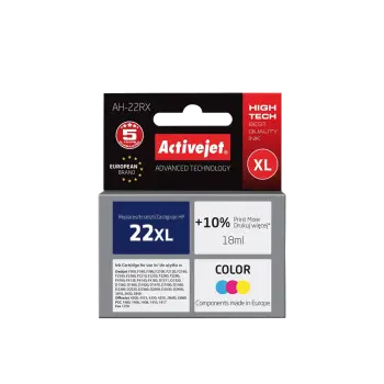 ACTIVE JET INK ΣΥΜΒΑΤΟ ΜΕ HP AH-22RX #22 TRICOLOR 18ml (Α) #C9352AE