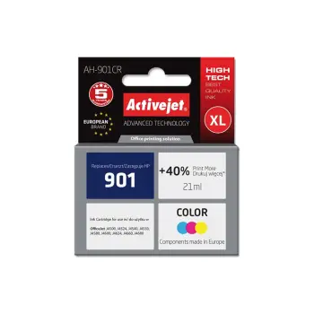 ACTIVE JET  INK ΣΥΜΒΑΤΟ ΜΕ HP AH-901CR #901XL TRICOLOR 21ml (Α) #CC656A