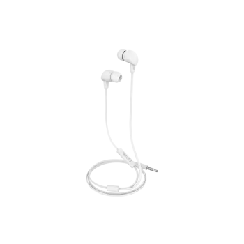 CELLY ΑΚΟΥΣΤΙΚΑ ΜΕ ΜΙΚΡΟΦΩΝΟ FLAT CABLE ΛΕΥΚΑ