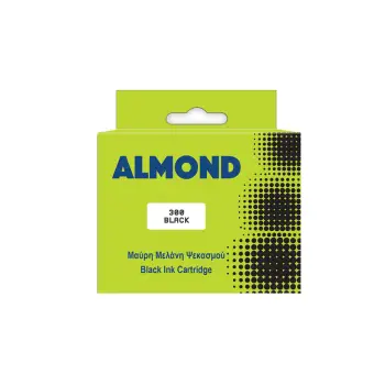 ALMOND INK ΣΥΜΒΑΤΟ ΜΕ HP #300 BLACK 10ml (A) #CC640EE