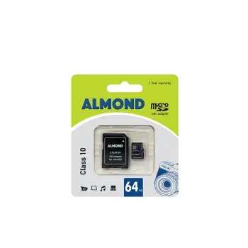 ALMOND ΚΑΡΤΑ ΜΝΗΜΗΣ MICRO SD ΜΕ ΑΝΤΑΠΤΟΡΑ 64GB