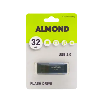 ALMOND FLASH DRIVE USB 2.0 32GB PRIME ΜΠΛΕ