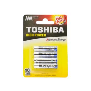 TOSHIBA ΜΠΑΤΑΡΙΕΣ LR 03 AAA ΑΛΚΑΛΙΚΕΣ 4 ΤΕΜΑΧΙΑ