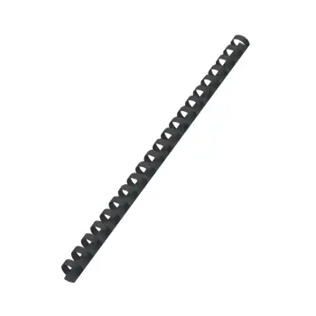 OPUS ΣΠΙΡΑΛ ΒΙΒΛΙΟΔΕΣΙΑΣ ΠΛΑΣΤΙΚΟ 12mm ΜΑΥΡΟ 100 ΤΕΜΑΧΙΑ (Το προιόν πωλείται σε μεμονωμένα τεμάχια του ενός)