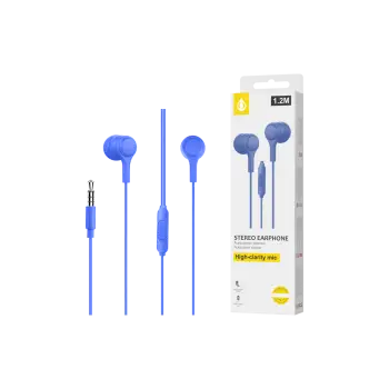 MTK ΑΚΟΥΣΤΙΚΑ ΜΕ ΜΙΚΡΟΦΩΝΟ 1.2 m STEREO ΜΠΛΕ