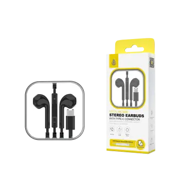 MTK ΑΚΟΥΣΤΙΚΑ ΜΕ ΜΙΚΡΟΦΩΝΟ 1.2m TYPE C STEREO ΜΑΥΡΟ