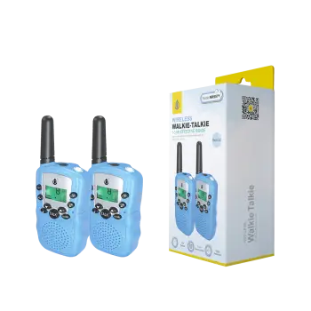MTK WALKIE TALKIE ΑΣΥΡΜΑΤΟ ΠΑΙΔΙΚΟ ΣΕΤ 2 ΤΕΜΑΧΙΑ LCD 1-3 km ΜΠΛΕ