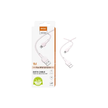 MTK ΚΑΛΩΔΙΟ ΓΙΑ IPHONE IPX/12/13/14 USB ΡΟΖ