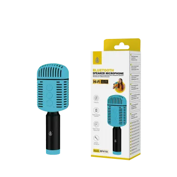 MTK ΜΙΚΡΟΦΩΝΟ ΑΣΥΡΜΑΤΟ BLUETOOTH HIFI ΠΑΙΔΙΚΟ 5W/1200mAh ΜΠΛΕ