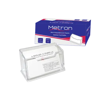 METRON ΘΗΚΗ ΚΑΡΤΩΝ ΠΛΕΞΙΓΚΛΑΣ 5.5x8.5cm