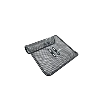 METRON ΒΑΣΗ ΗΜΕΡΟΛΟΓΙΟΥ METΑΛΛΙΚΗ 20x20x5.7cm ΜΑΥΡΗ