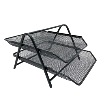 METRON ΔΙΣΚΟΣ ΓΡΑΦΕΙΟΥ ΔΙΠΛΟΣ ΜΕΤΑΛΛΙΚΟΣ 29.5x35.5x20.5cm ΜΑΥΡΟ