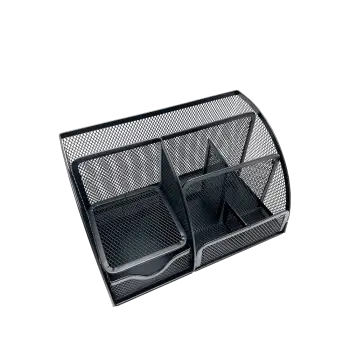 METRON ΣΕΤ ΓΡΑΦΕΙΟΥ ΜΕΤΑΛΛΙΚΟ 7 ΘΕΣΕΩΝ 22x14x12.5cm ΜΑΥΡΟ