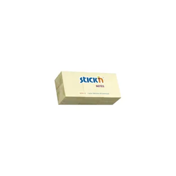 STICK'N ΧΑΡΤΙΑ ΑΥΤΟΚΟΛΛΗΤΑ 38x51mm 100 ΦΥΛΛΑ ΚΙΤΡΙΝΟ 3x4 ΤΕΜΑΧΙΑ (Το προιόν πωλείται σε μεμονωμένα τεμάχια του ενός)
