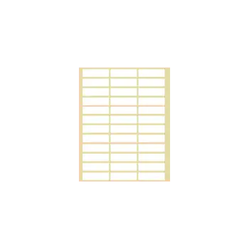 ΕΤΙΚΕΤΕΣ ΑΥΤΟΚΟΛΛΗΤΕΣ 32x10mm 36/ΦΥΛΛΟ Ν23 ΛΕΥΚΕΣ 40 ΦΥΛΛΑ