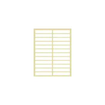 ΕΤΙΚΕΤΕΣ ΑΥΤΟΚΟΛΛΗΤΕΣ 49x10mm 24/ΦΥΛΛΟ Ν39 ΛΕΥΚΕΣ 40 ΦΥΛΛΑ