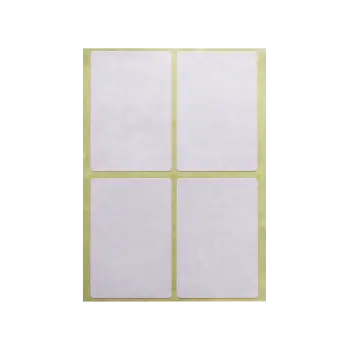 ΕΤΙΚΕΤΕΣ ΑΥΤΟΚΟΛΛΗΤΕΣ 48x72mm 4/ΦΥΛΛΟ Ν8 ΛΕΥΚΕΣ 40 ΦΥΛΛΑ