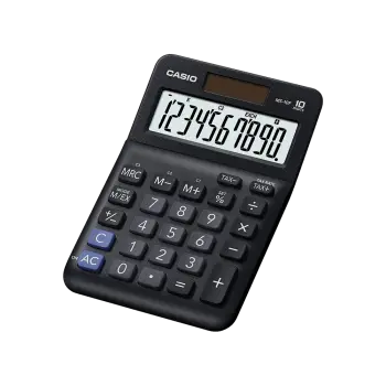 CASIO ΑΡΙΘΜΟΜΗΧΑΝΗ ΑΠΟΦΟΡΟΛΟΓΗΣΗΣ 10 ΨΗΦΙΩΝ 14.85x10.1x2.76cm MS-10B