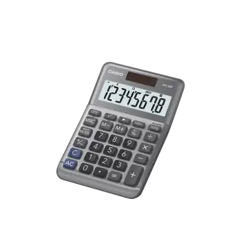 CASIO ΑΡΙΘΜΟΜΗΧΑΝΗΝΗ 8 ΨΗΦΙΩΝ ΜΠΑΤΑΡΙΑΣ/ΗΛΙΑΚΗ ΑΠΟΦΟΡΟΛΟΓΗΣΗΣ 14.5x10.3