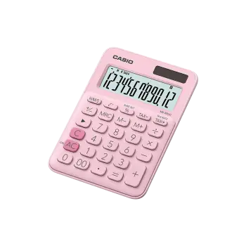 CASIO ΑΡΙΘΜΟΜΗΧΑΝΗ ΑΠΟΦΟΡΟΛΟΓΗΣΗΣ 12 ΨΗΦΙΩΝ 14.95x10.5cm MS-20UC-PK ΡΟΖ