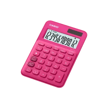CASIO ΑΡΙΘΜΟΜΗΧΑΝΗ ΑΠΟΦΟΡΟΛΟΓΗΣΗΣ 12 ΨΗΦΙΩΝ 14.95x10.5cm MS-20UC-RD ΚΟΚΚΙΝΗ