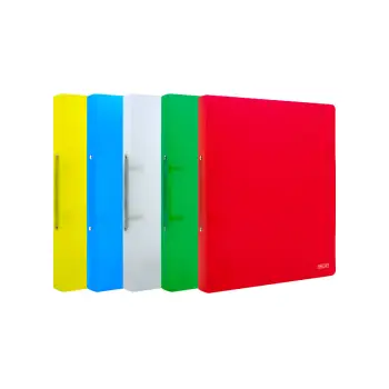 METRON ΝΤΟΣΙΕ Α4 2 ΚΡΙΚΟΙ ΠΛΑΣΤΙΚΟ 4cm ΔΙΑΦΑΝΟ ΑΣΣΟΡΤΙ 5 ΤΕΜΑΧΙΑ (Το προιόν πωλείται σε μεμονωμένα τεμάχια του ενός)