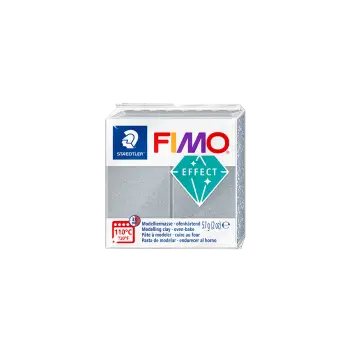 STAEDTLER ΠΗΛΟΣ 6 x 57gr FIMO EFFECT METALLIC SILVER