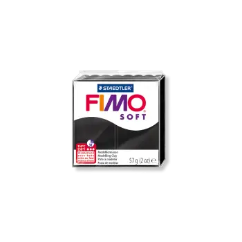 STAEDTLER ΠΗΛΟΣ 6 x 57gr FIMO SOFT BLACK
