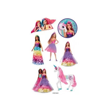 BSB ΑΥΤΟΚΟΛΛΗΤΑ 3 ΦΥΛΛΑ 7.8x12.5 cm BARBIE 5